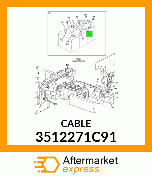 CABLE 3512271C91
