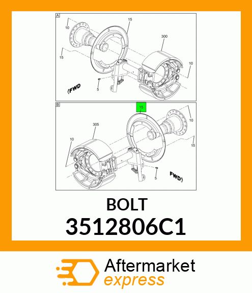 BOLT 3512806C1