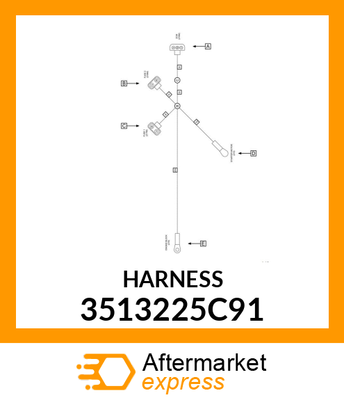 HARNESS 3513225C91