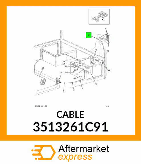 CABLE 3513261C91