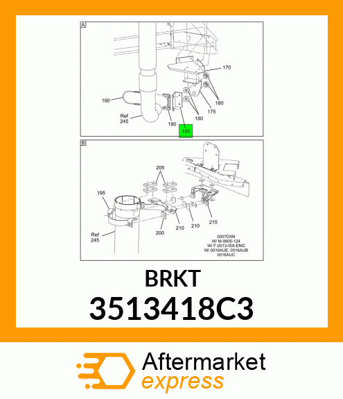 BRKT 3513418C3