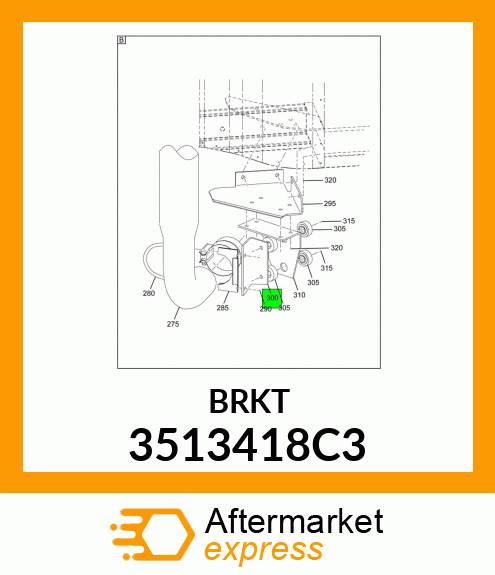 BRKT 3513418C3