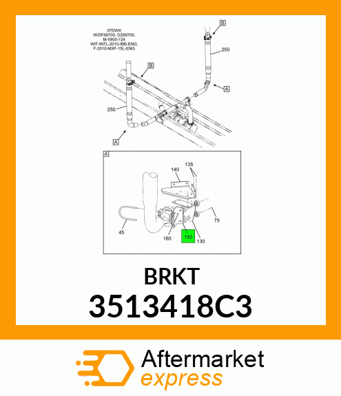 BRKT 3513418C3