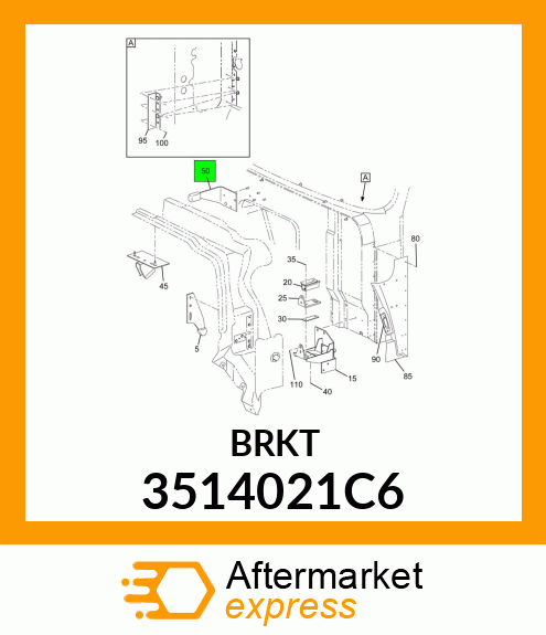 BRKT 3514021C6