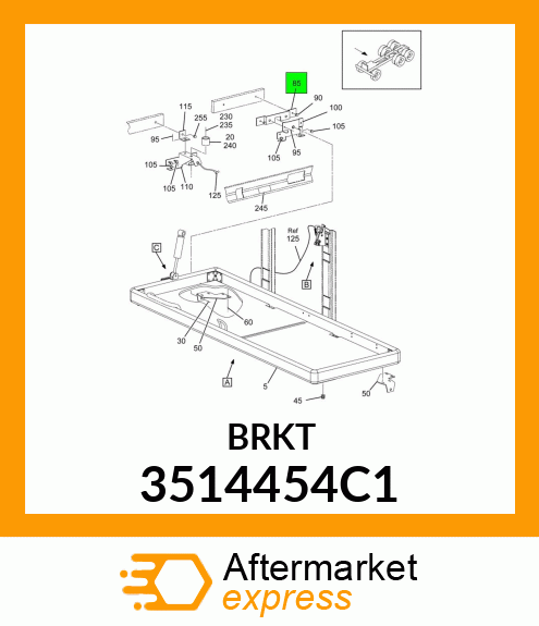 BRKT 3514454C1