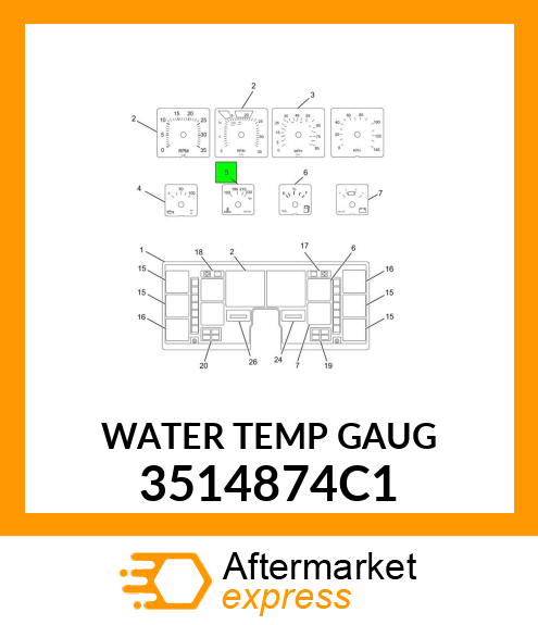 WATERTEMP. 3514874C1