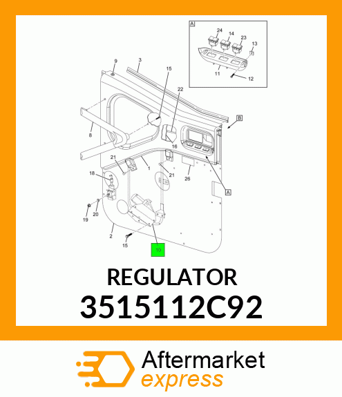 REGULATOR 3515112C92