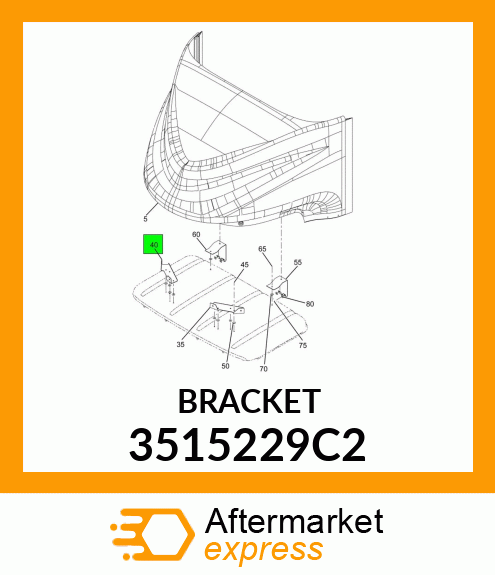 BRACKET 3515229C2