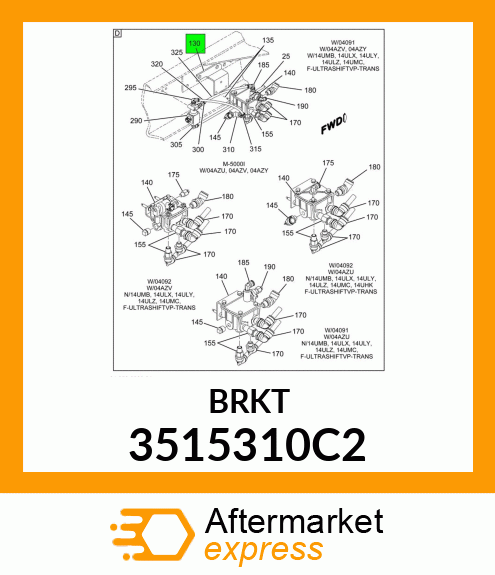 BRKT 3515310C2