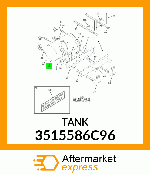 TANK 3515586C96