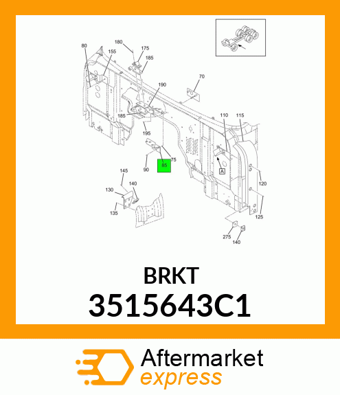 BRKT 3515643C1