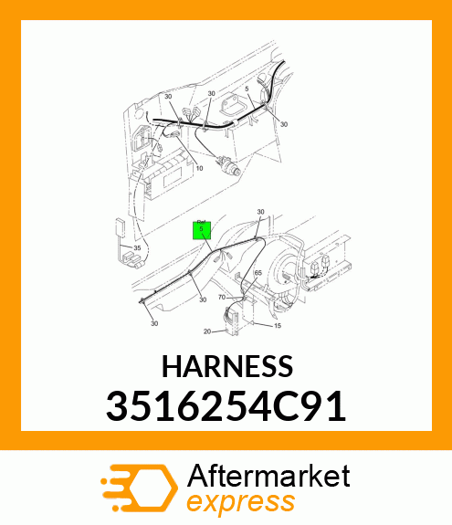 HARNESS 3516254C91