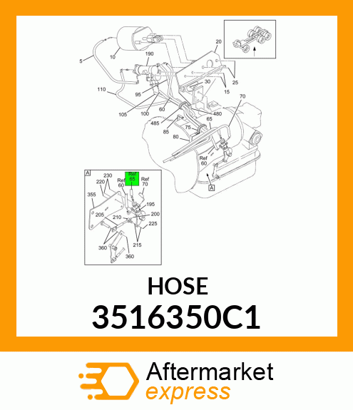 HOSE 3516350C1