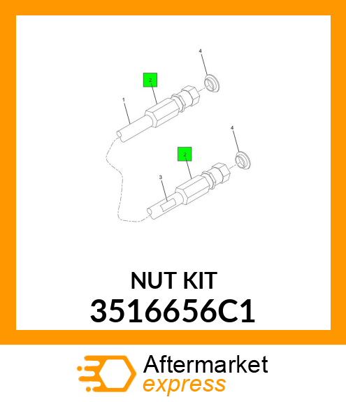 NUTKIT/3PC 3516656C1