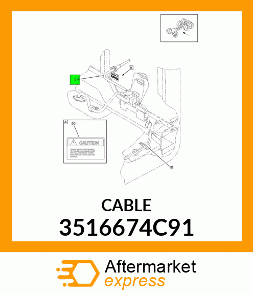 CABLE 3516674C91