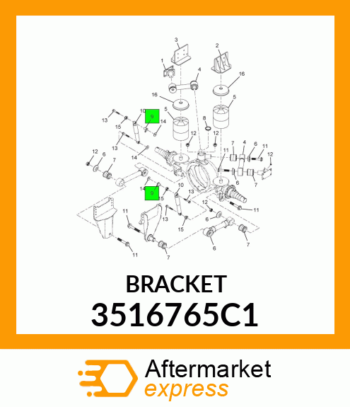 BRACKET 3516765C1