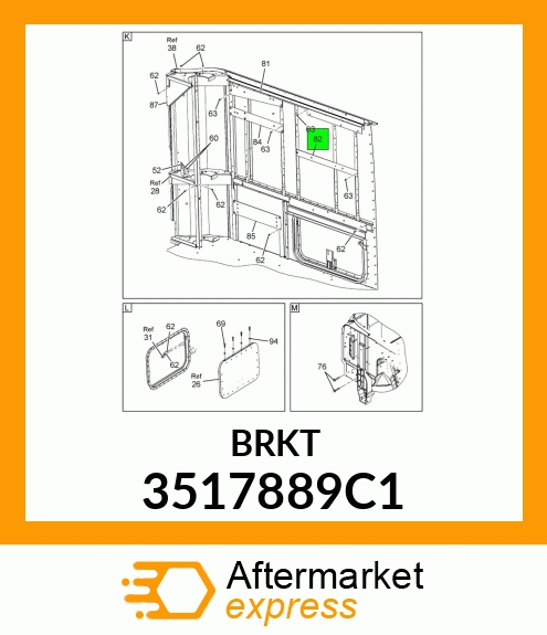 BRKT 3517889C1