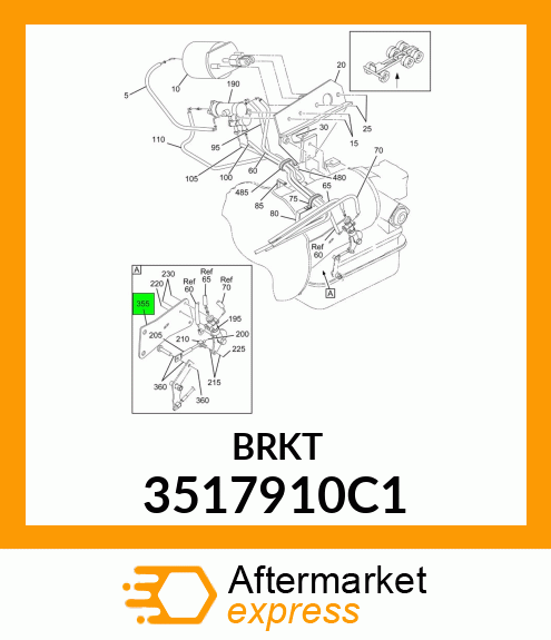 BRKT 3517910C1