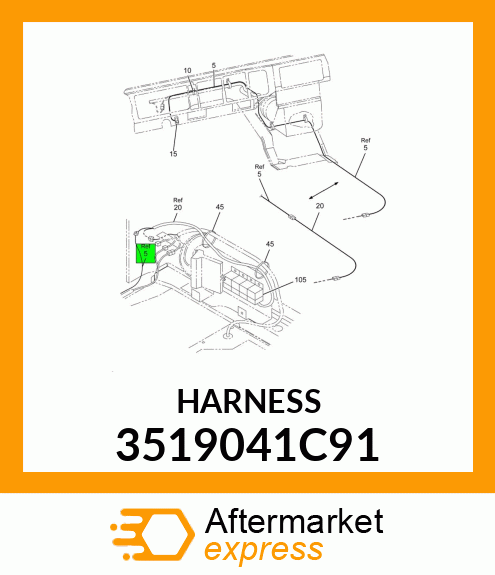 HARNESS 3519041C91