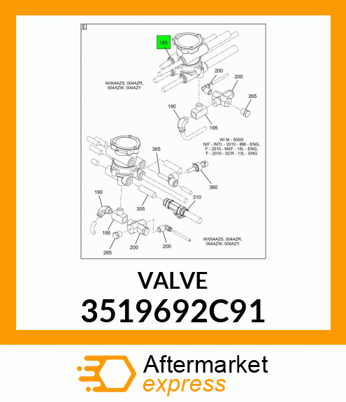 VALVE 3519692C91