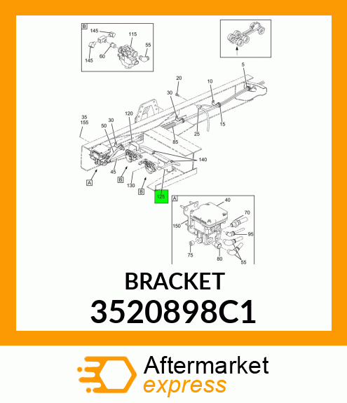 BRACKET 3520898C1