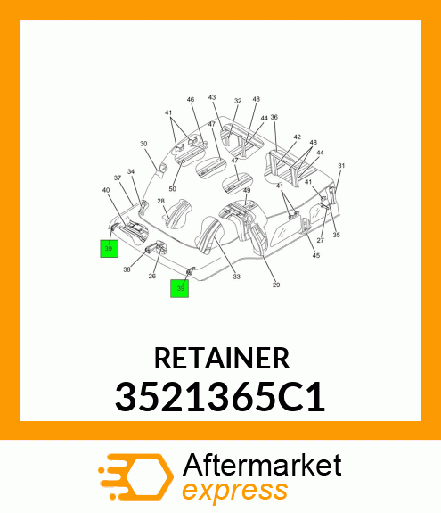 RETAINER 3521365C1