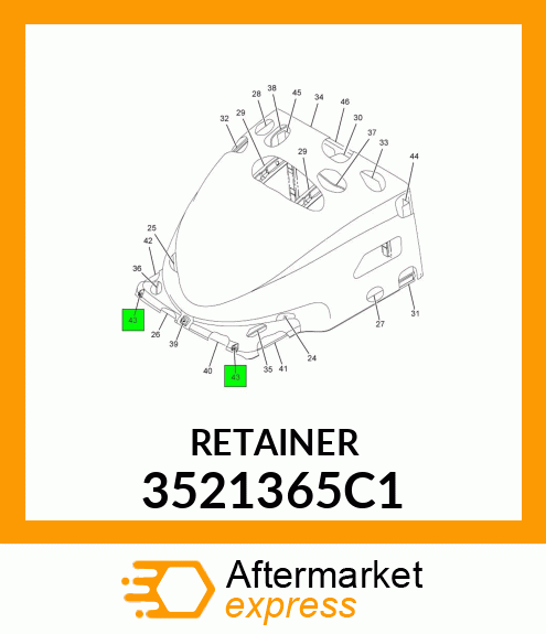 RETAINER 3521365C1