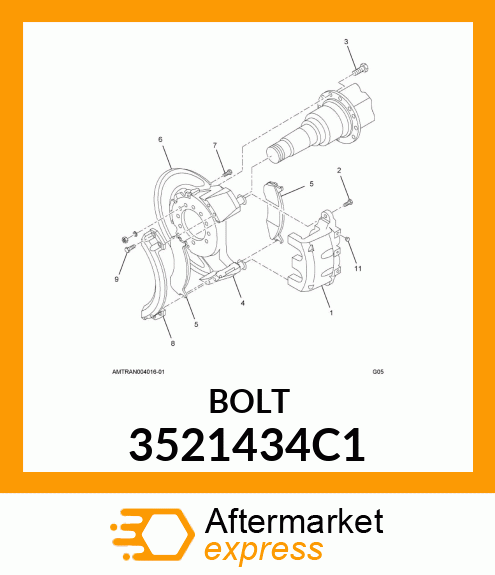 BOLT 3521434C1