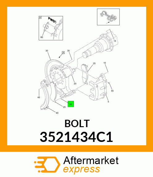 BOLT 3521434C1