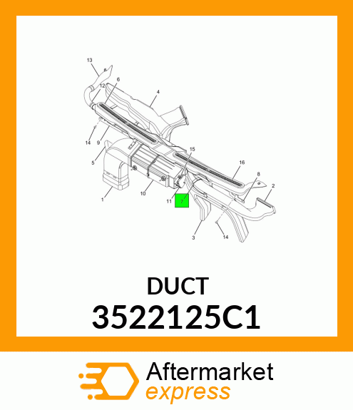 DUCT 3522125C1