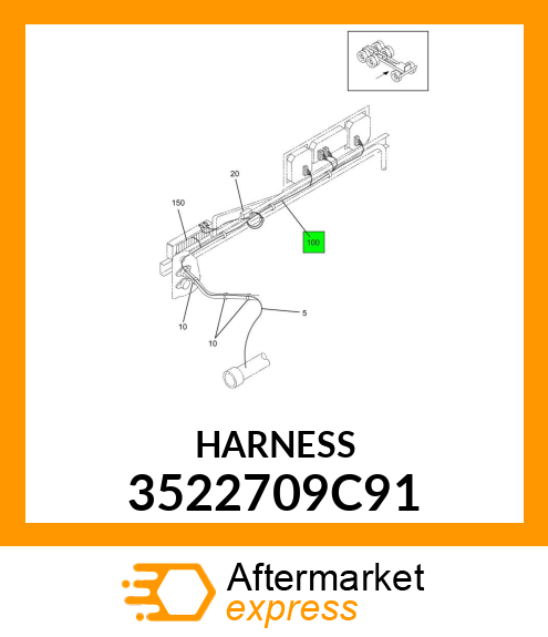 HARNESS 3522709C91