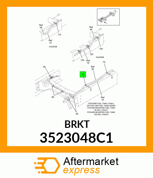 BRKT 3523048C1