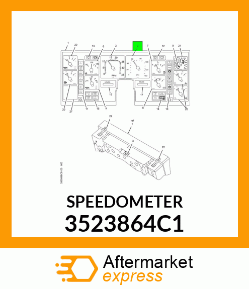 SPEEDOMETER 3523864C1