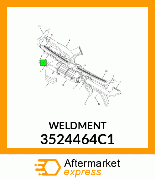 WELDMENT 3524464C1