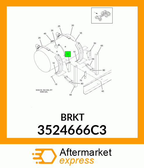 BRKT 3524666C3