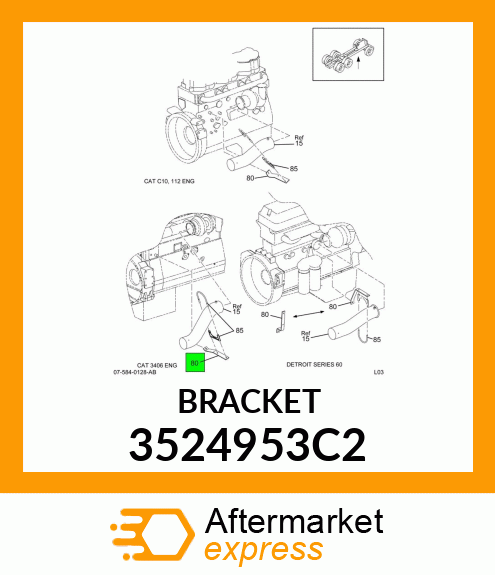 BRACKET 3524953C2