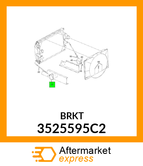 BRKT 3525595C2