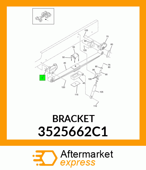 BRACKET 3525662C1