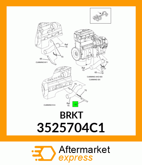 BRKT 3525704C1