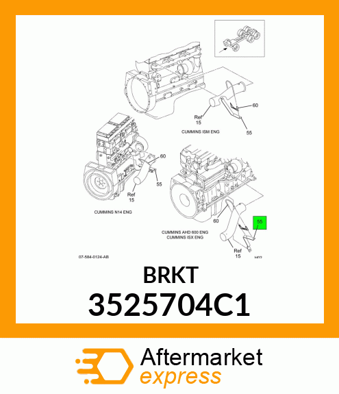 BRKT 3525704C1