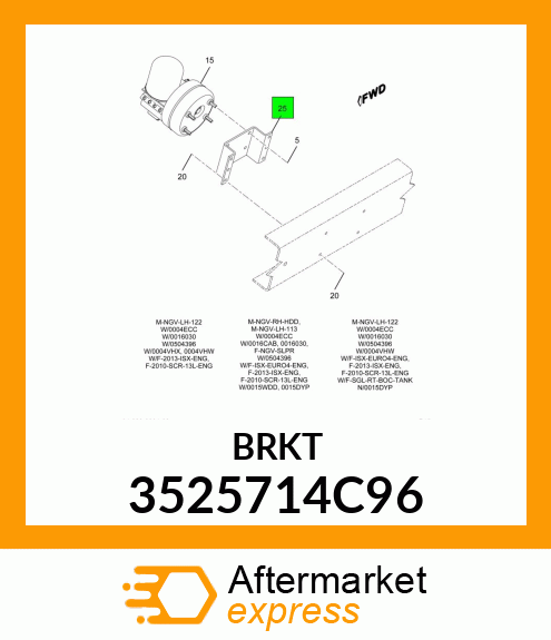 BRKT 3525714C96