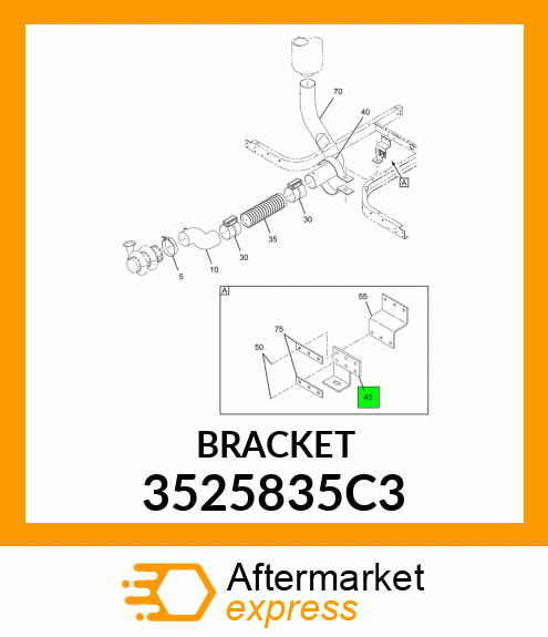 BRACKET 3525835C3