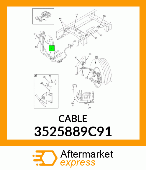 CABLE 3525889C91