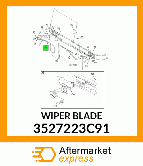 WIPERBLADE 3527223C91