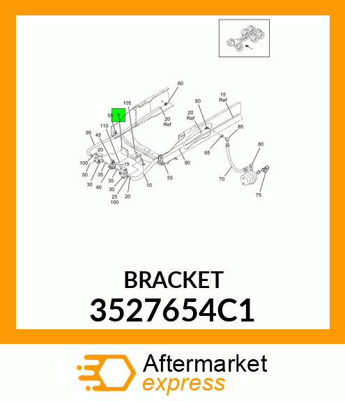 BRACKET 3527654C1