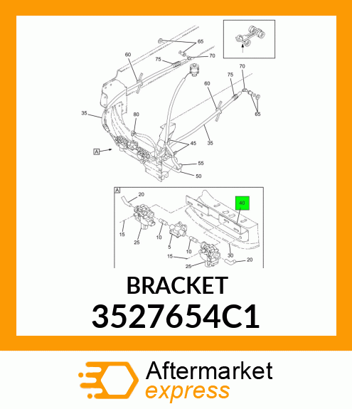 BRACKET 3527654C1