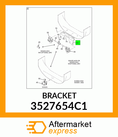 BRACKET 3527654C1