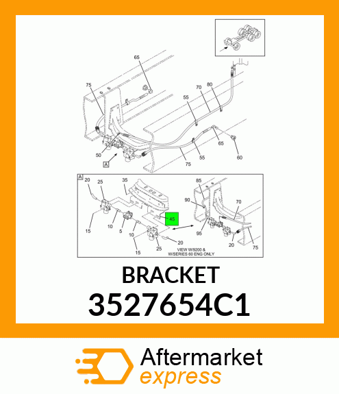 BRACKET 3527654C1