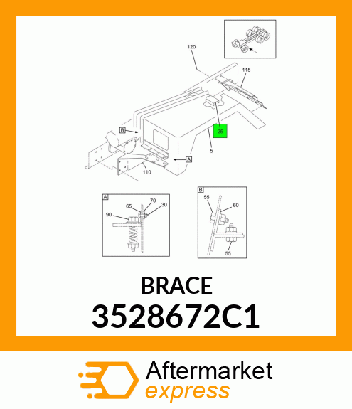 BRACE 3528672C1