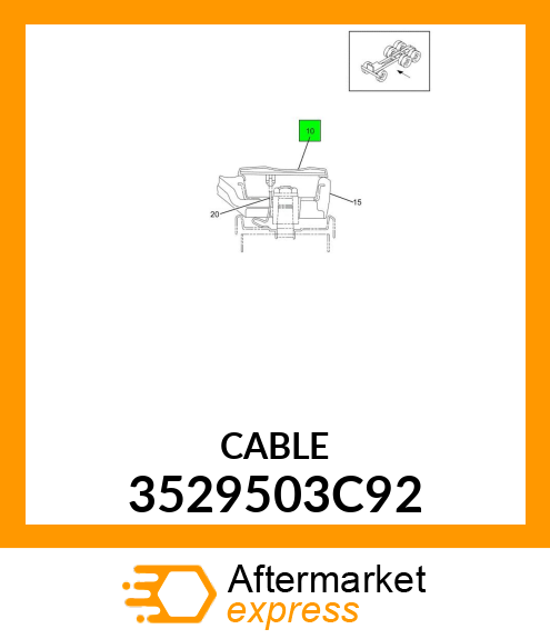CABLE 3529503C92